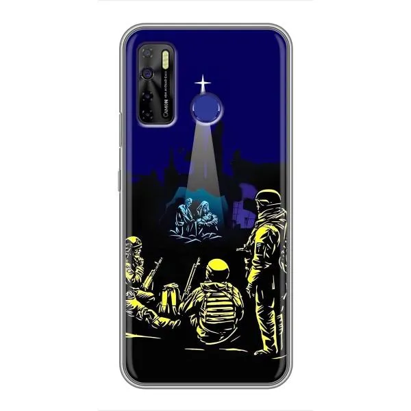 Чехол с принтом «Рождество в Украине» для TECNO Camon 15 Air