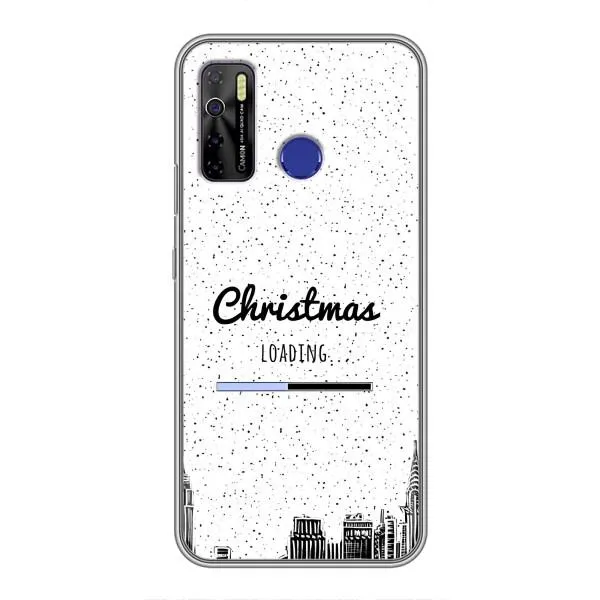 Чехол с принтом «Рождество загружается» для TECNO Camon 15 Air