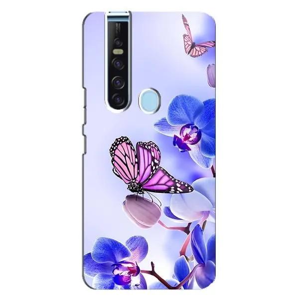 Чехол с принтом «Бабочка на цветочке» для TECNO Camon 15 Pro Чехол с принтом «Бабочка на цветочке» для TECNO Camon 15 Pro