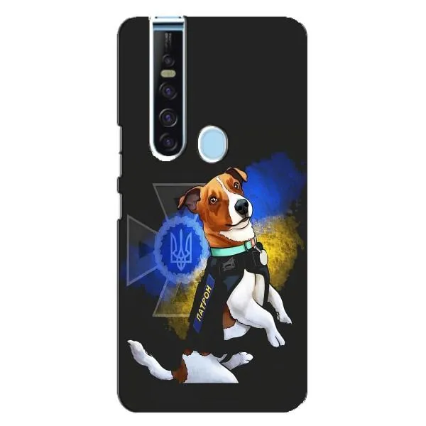 Чехол с принтом «Патрон собачка» для TECNO Camon 15 Pro