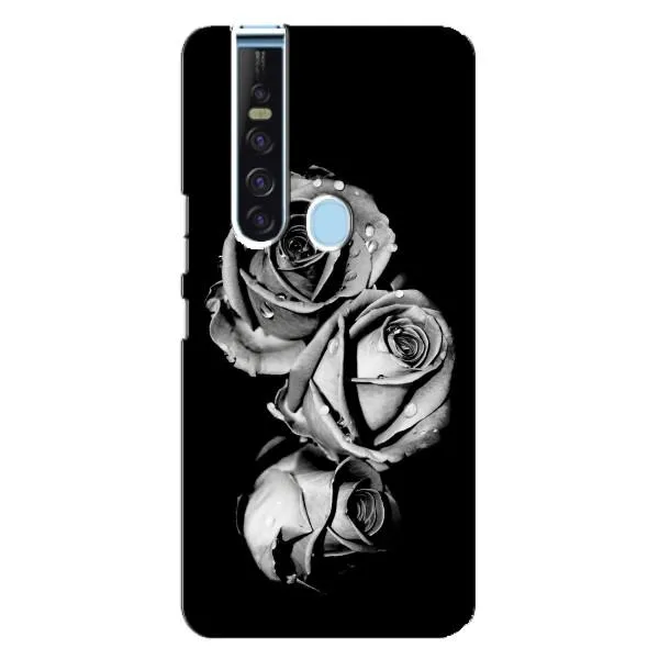 Чохол з принтом «Чорна троянда» для TECNO Camon 15 Pro