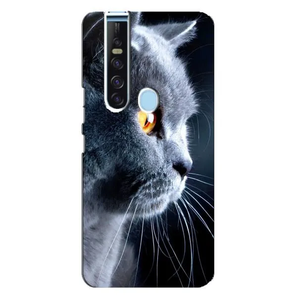 Чехол с принтом «Серый Кот» для TECNO Camon 15 Pro Чехол с принтом «Серый Кот» для TECNO Camon 15 Pro