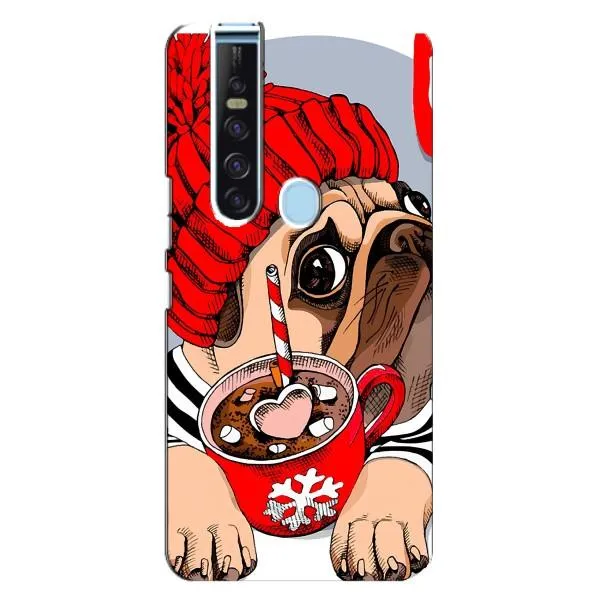 Чехол с принтом «Собачка в шапке» для TECNO Camon 15 Pro Чехол с принтом «Собачка в шапке» для TECNO Camon 15 Pro