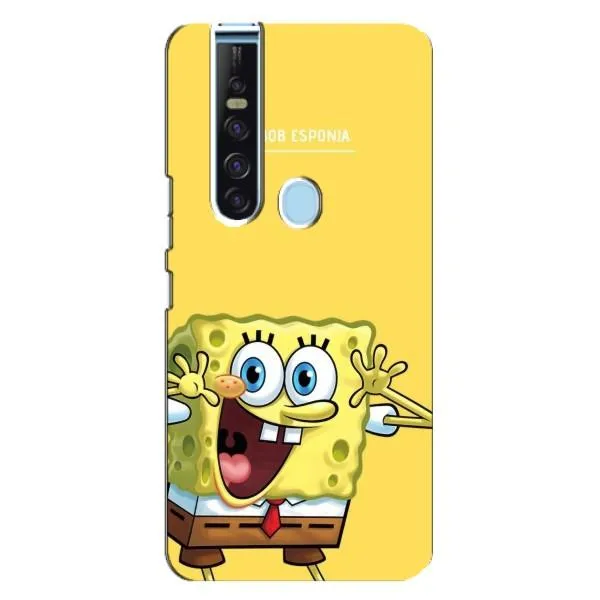 Чохол з принтом «Губка Боб» для TECNO Camon 15 Pro Чохол з принтом «Губка Боб» для TECNO Camon 15 Pro
