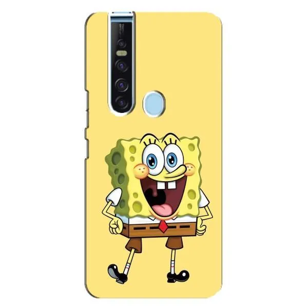 Чохол з принтом «Веселий Спанч Боб» для TECNO Camon 15 Pro Чохол з принтом «Веселий Спанч Боб» для TECNO Camon 15 Pro