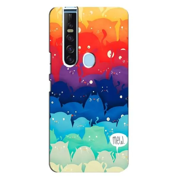 Чехол с принтом «Mew» для TECNO Camon 15 Pro