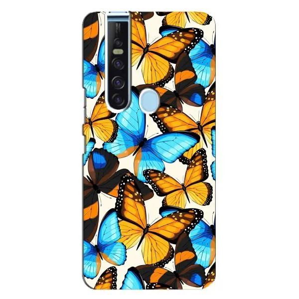 Чохол з принтом «Яскраві метелики» для TECNO Camon 15 Pro