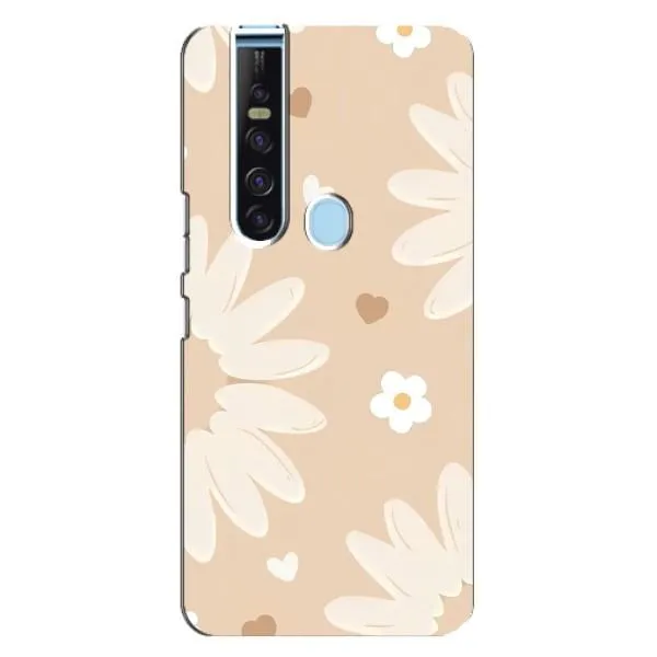 Чехол с принтом «Бежевые цветы» для TECNO Camon 15 Pro Чехол с принтом «Бежевые цветы» для TECNO Camon 15 Pro