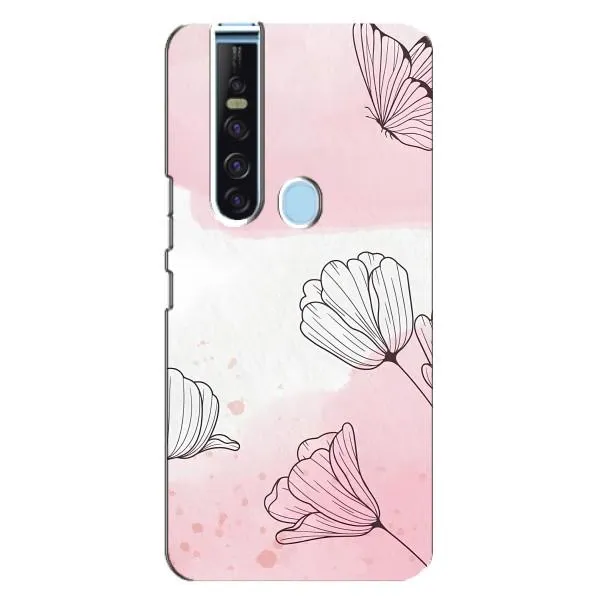 Чехол с принтом «Розовые цветы» для TECNO Camon 15 Pro Чехол с принтом «Розовые цветы» для TECNO Camon 15 Pro
