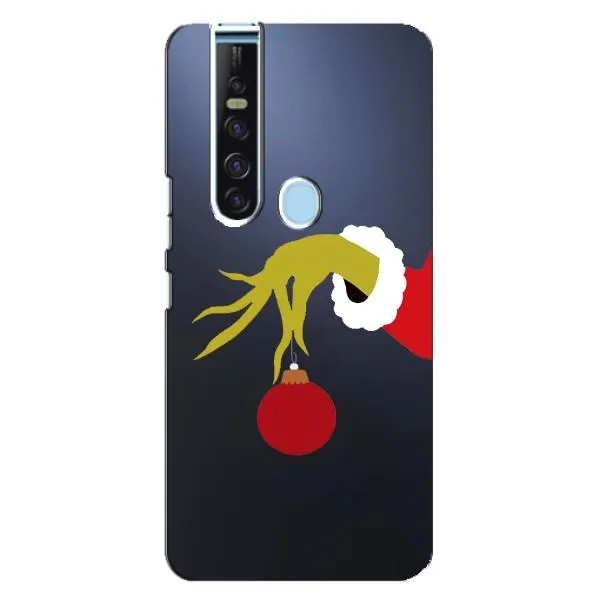 Чехол с принтом «Гринч с игрушкой» для TECNO Camon 15 Pro