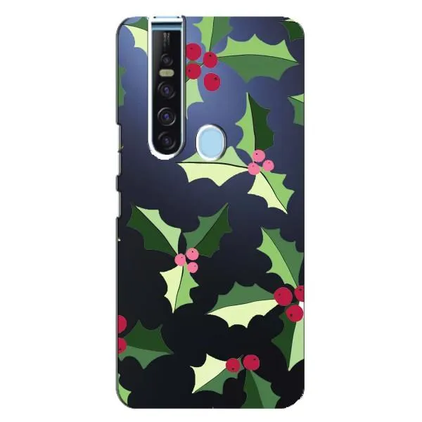 Чехол с принтом «Рождественский фон» для TECNO Camon 15 Pro