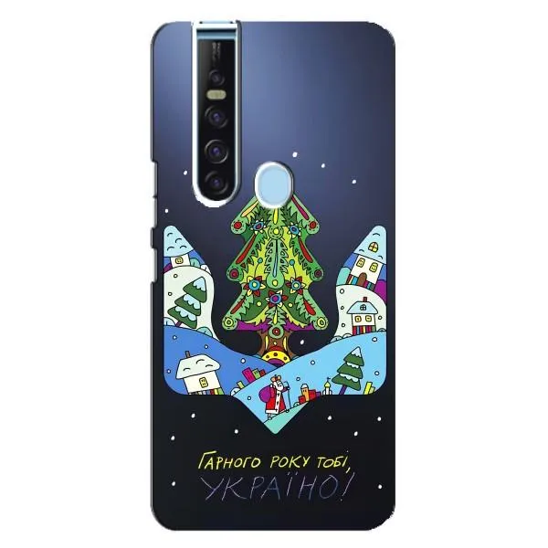 Чехол с принтом «Рождественский герб» для TECNO Camon 15 Pro