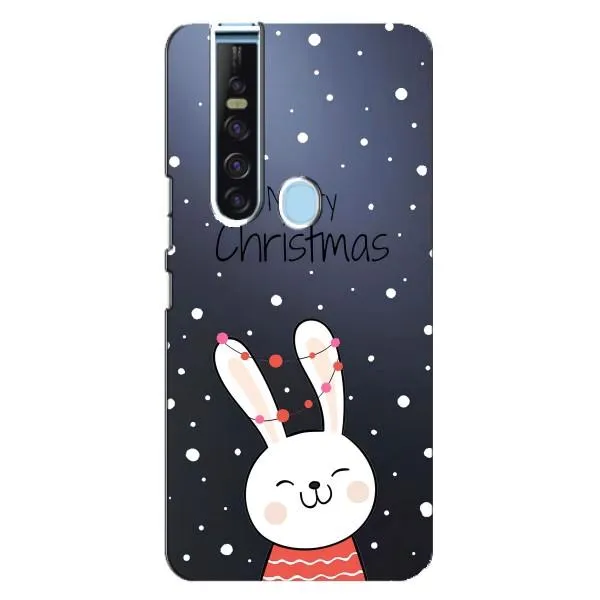 Чехол с принтом «Рождественский заяц» для TECNO Camon 15 Pro