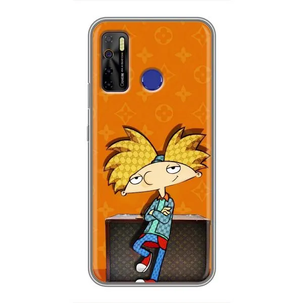Чехол с принтом «Арнольд» для TECNO Camon 15