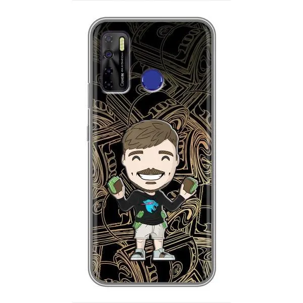Чехол с принтом «Mister Beast» для TECNO Camon 15