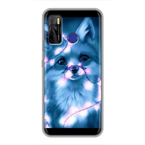 Чехол с принтом «Яркая лисичка» для TECNO Camon 15