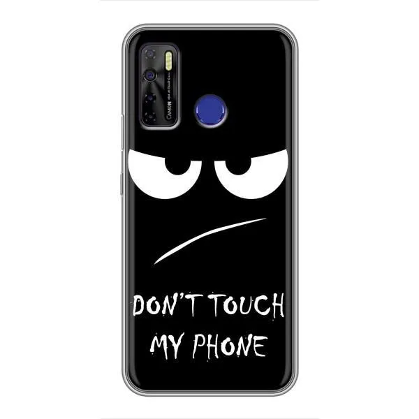 Чехол с принтом «Dont Touch» для TECNO Camon 15 Чехол с принтом «Dont Touch» для TECNO Camon 15