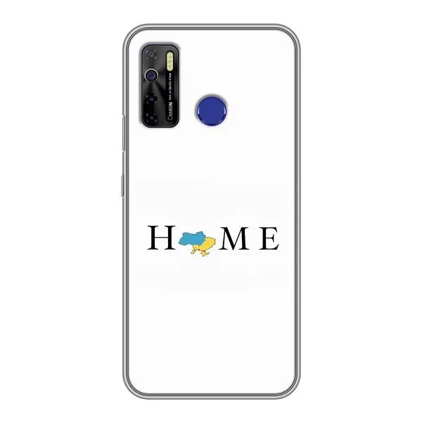 Чехол с принтом «Home» для TECNO Camon 15