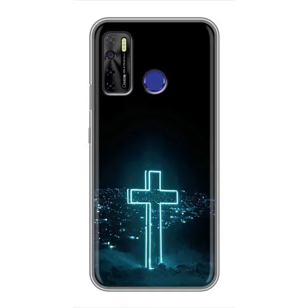 Чехол с принтом «Крест и город» для TECNO Camon 15 Чехол с принтом «Крест и город» для TECNO Camon 15