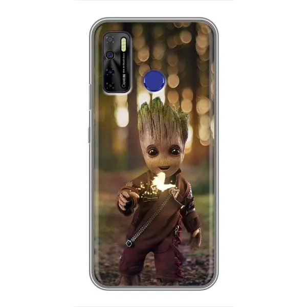 Чехол с принтом «I am Groot» для TECNO Camon 15
