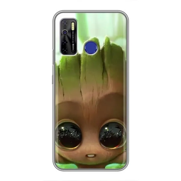 Чехол с принтом «Милый Грут» для TECNO Camon 15