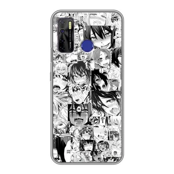 Чехол с принтом «Ahegao manga» для TECNO Camon 15