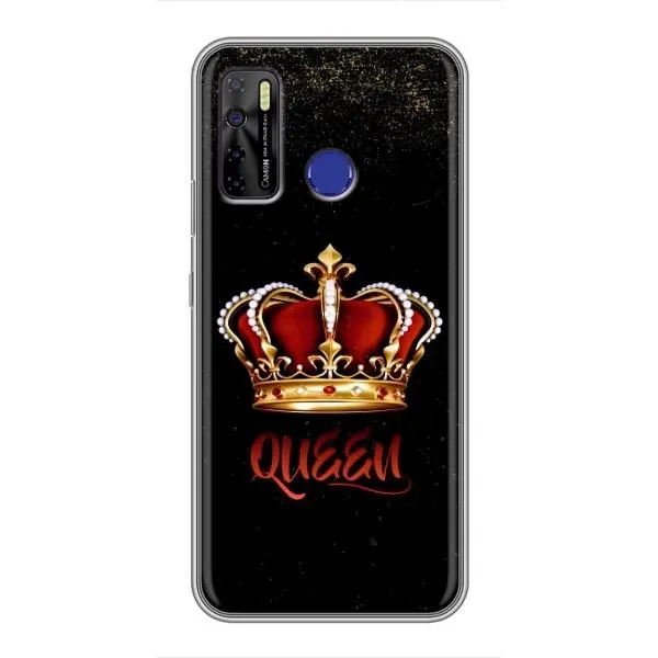 Чехол с принтом «Корона короля» для TECNO Camon 15