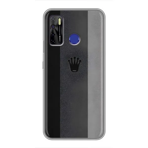 Чехол с принтом «Коронка» для TECNO Camon 15