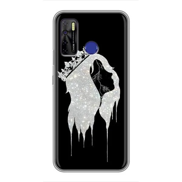Чехол с принтом «Принцесса» для TECNO Camon 15