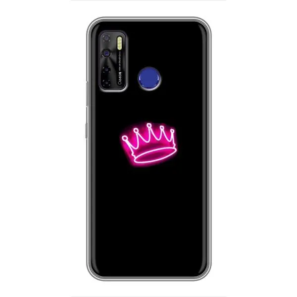 Чехол с принтом «Яркая корона» для TECNO Camon 15