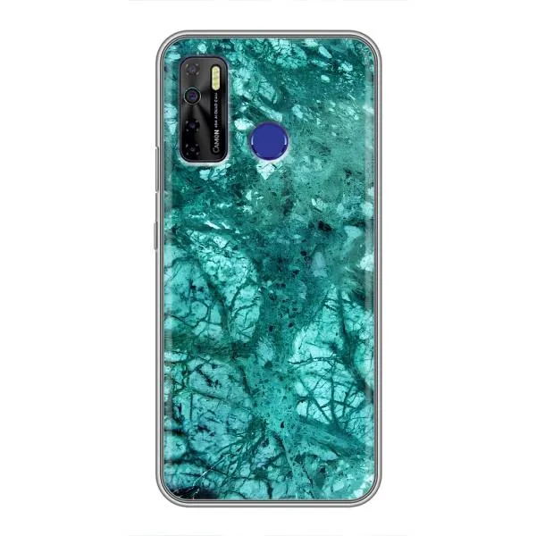 Чехол с принтом «Зеленый мрамор» для TECNO Camon 15 Чехол с принтом «Зеленый мрамор» для TECNO Camon 15