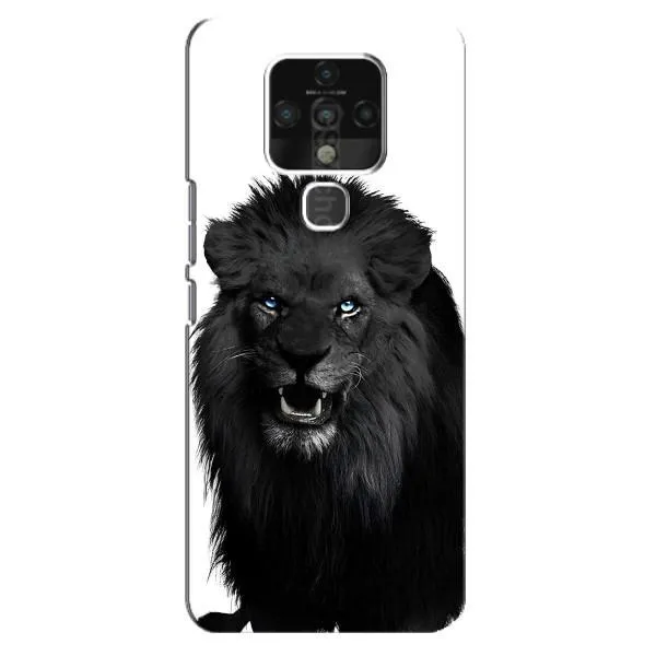 Чехол с принтом «Черный ЛЕВ» для TECNO Camon 16 Pro