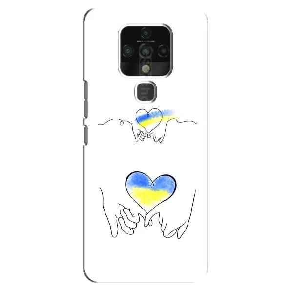 Чехол с принтом «Мир Украине» для TECNO Camon 16 Pro