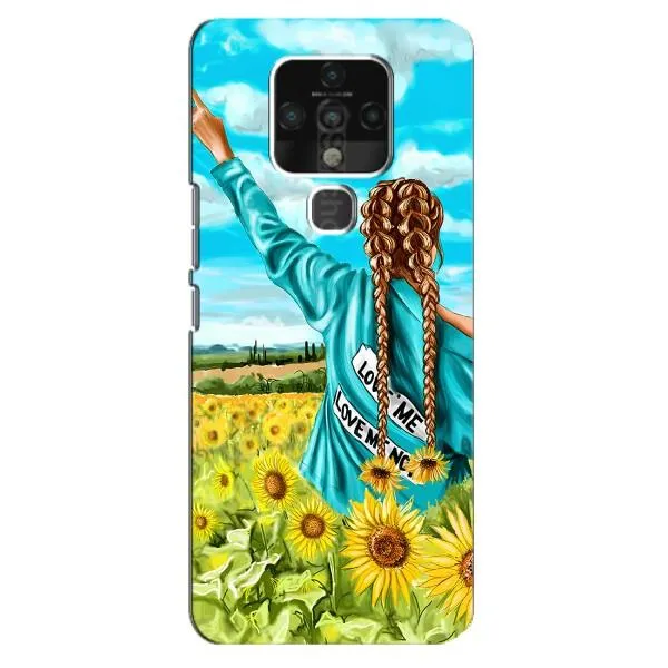 Чехол с принтом «Украиночка» для TECNO Camon 16 Pro
