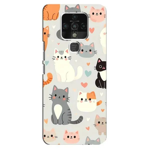 Чехол с принтом «Коллаж котов» для TECNO Camon 16 Pro Чехол с принтом «Коллаж котов» для TECNO Camon 16 Pro