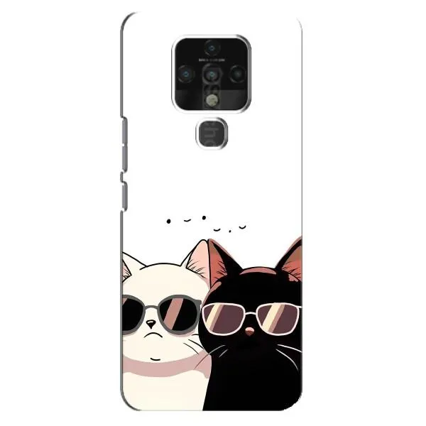 Чехол с принтом «Коты в очках» для TECNO Camon 16 Pro Чехол с принтом «Коты в очках» для TECNO Camon 16 Pro