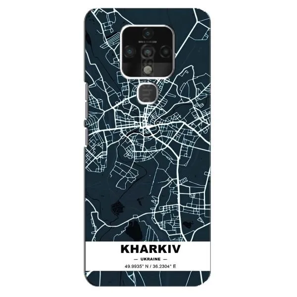 Чехол с принтом «Харьков» для TECNO Camon 16 SE