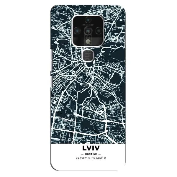 Чехол с принтом «Львов» для TECNO Camon 16 SE