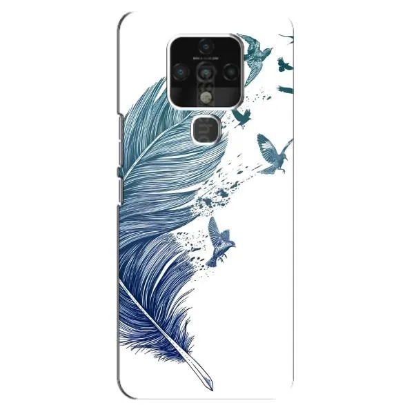 Чохол з принтом «Перо» для TECNO Camon 16 SE