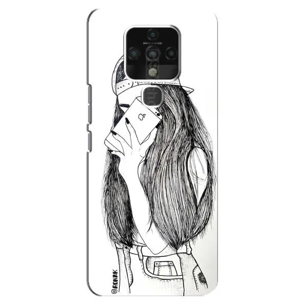 Чехол с принтом «Фото девочки» для TECNO Camon 16 SE Чехол с принтом «Фото девочки» для TECNO Camon 16 SE