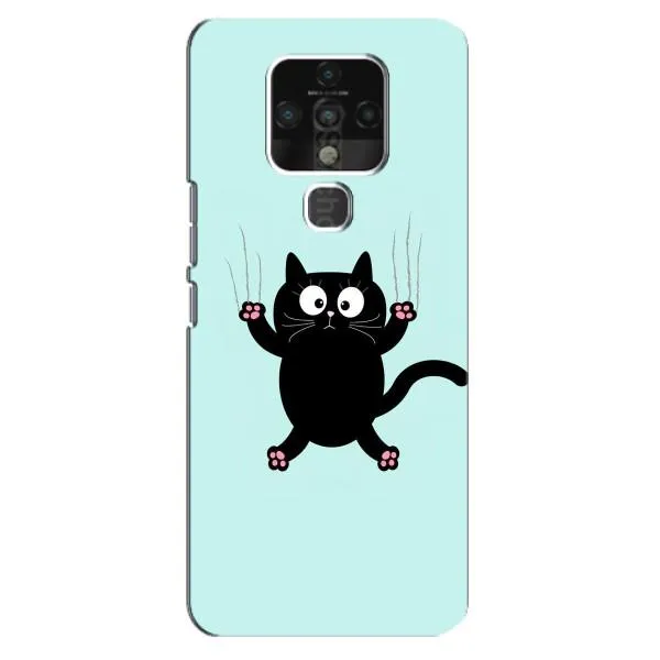 Чехол с принтом «Падающий кот» для TECNO Camon 16 SE Чехол с принтом «Падающий кот» для TECNO Camon 16 SE