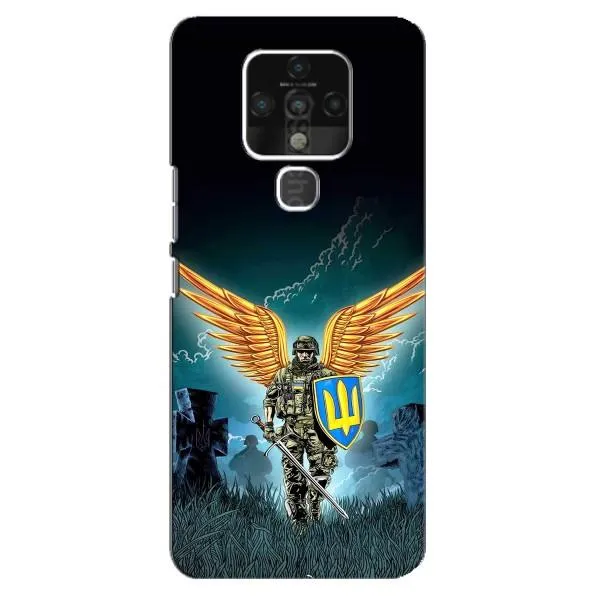 Чехол с принтом «Солдат ЗСУ» для TECNO Camon 16