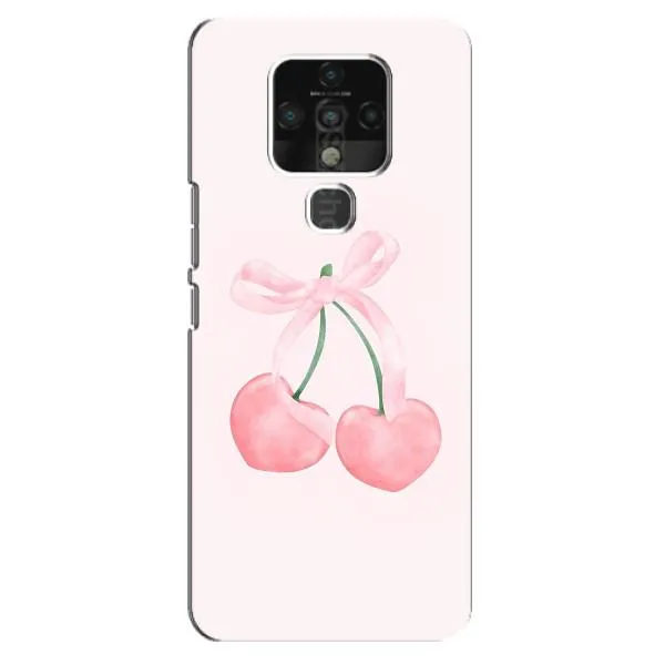 Чехол с принтом «Розовые вишни» для TECNO Camon 16