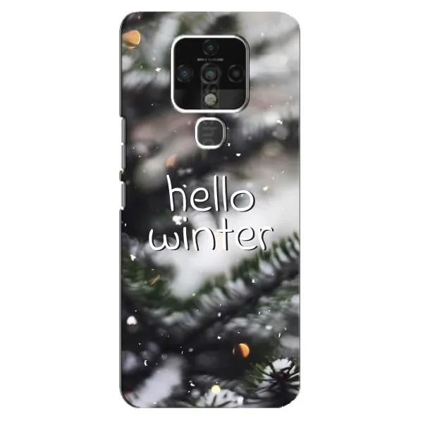 Чехол с принтом «Hello winter» для TECNO Camon 16