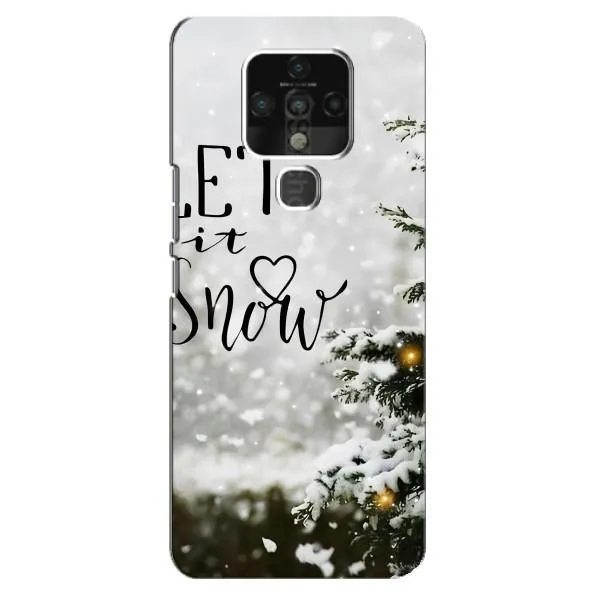 Чехол с принтом «Let it snow» для TECNO Camon 16
