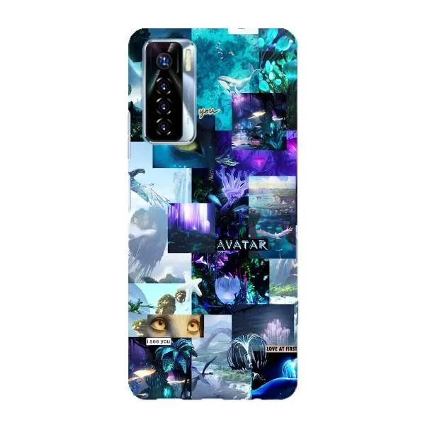 Чехол с принтом «коллаж Аватар» для TECNO Camon 17 Pro