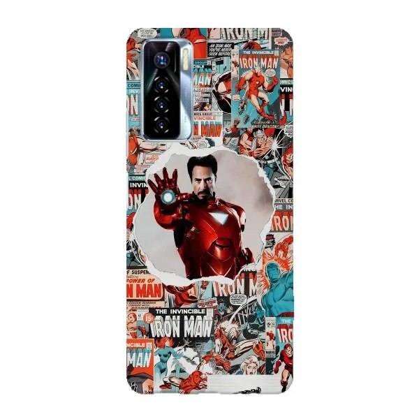 Чехол с принтом «Айронмен» для TECNO Camon 17 Pro Чехол с принтом «Айронмен» для TECNO Camon 17 Pro