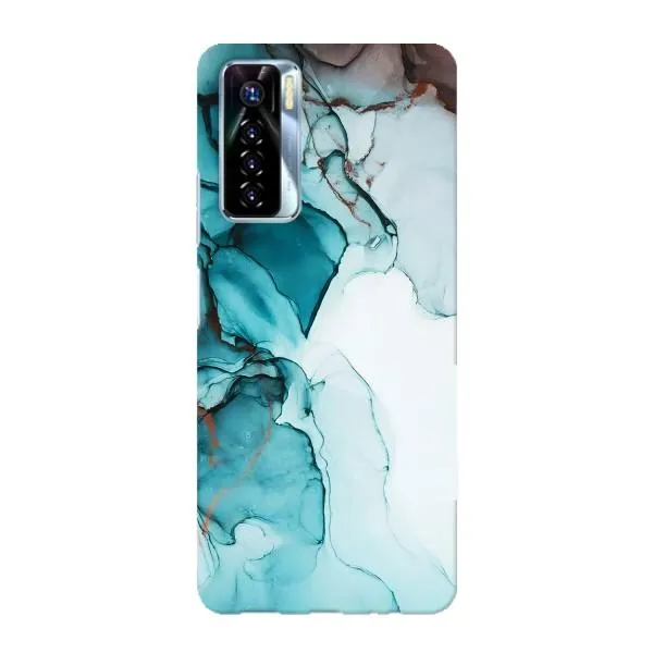 Чехол с принтом «Бирюзовый мрамор» для TECNO Camon 17 Pro Чехол с принтом «Бирюзовый мрамор» для TECNO Camon 17 Pro