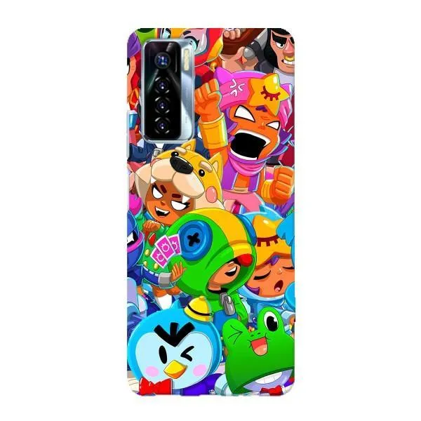 Чехол с принтом «герои Бравл Старс» для TECNO Camon 17 Pro Чехол с принтом «герои Бравл Старс» для TECNO Camon 17 Pro
