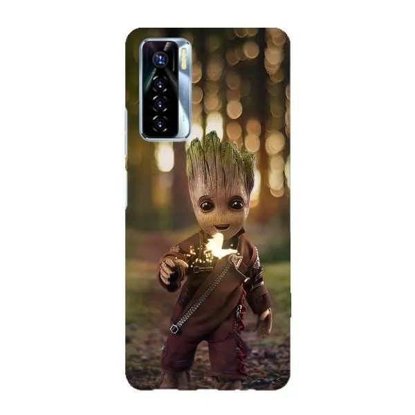 Чохол з принтом «I am Groot» для TECNO Camon 17 Pro